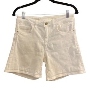 Pilcro white jean shorts